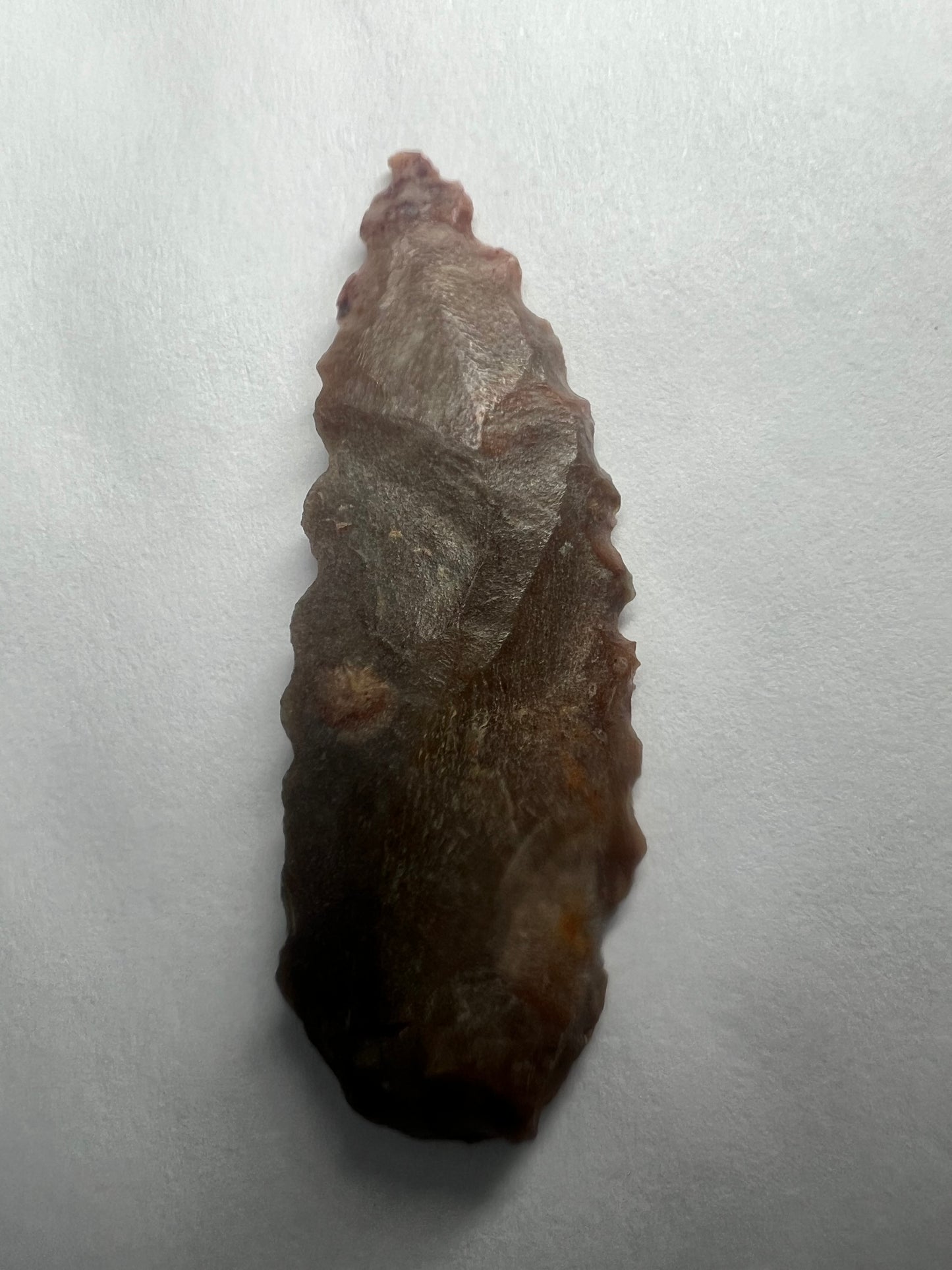 Stone Age Ancient Neolithic Stone Arrowhead in Display Case!