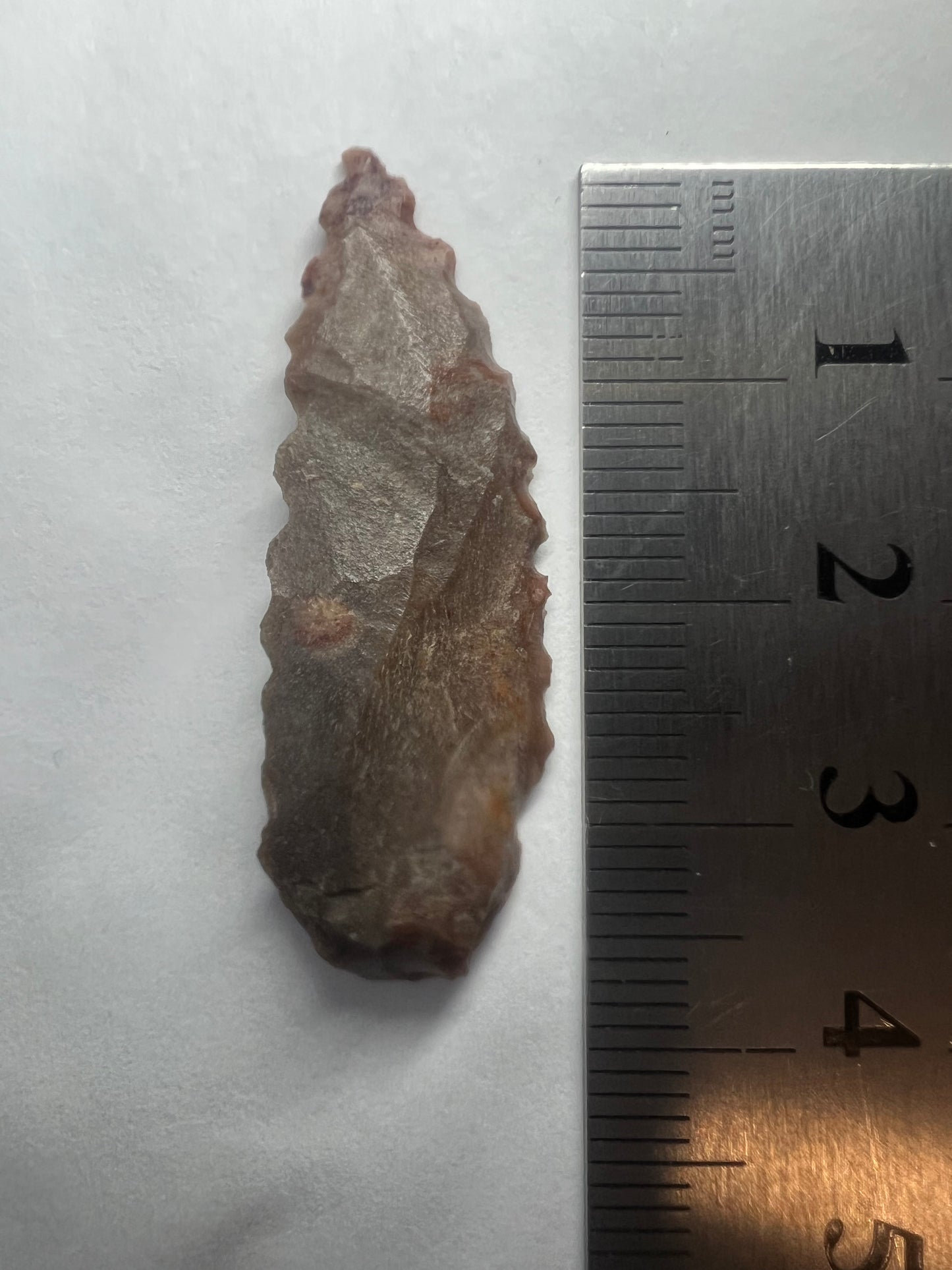 Stone Age Ancient Neolithic Stone Arrowhead in Display Case!