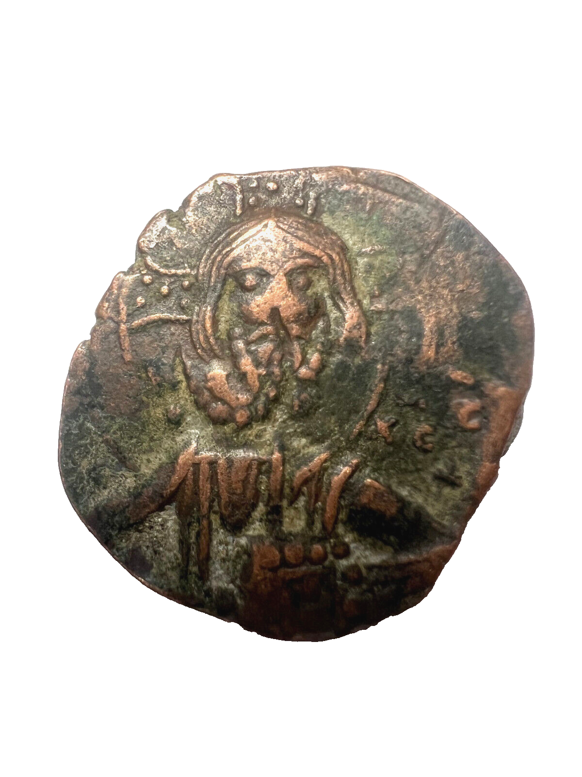 Genuine Ancient Byzantine Coin - 27mm Follis attributed to Basil II (AD 976-1025) (Copy)