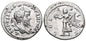 Ancient Roman Silver Coin Denarius Restored (Septimius Severus) + Pouch!