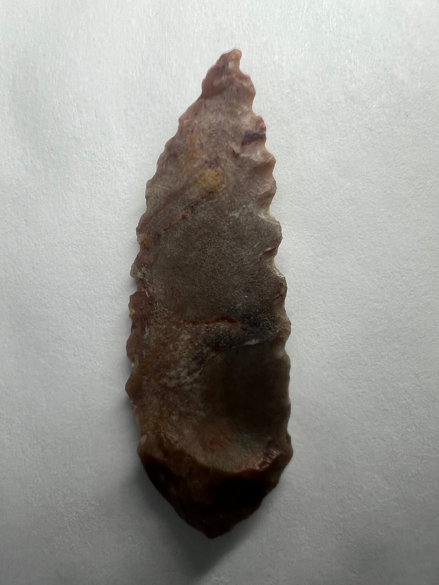 Stone Age Ancient Neolithic Stone Arrowhead in Display Case!
