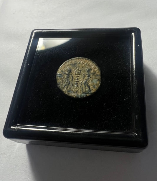 Genuine Uncleaned Ancient Roman Coin In Display Box