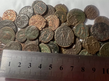 Genuine Cleaned Ancient Roman Bronze Coins (Fine - Very Fine)