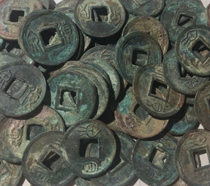 Genuine ANCIENT CHINESE COINS (Xin Dynasty 7 A.D. - 23 A.D.) Uncleaned