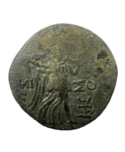 Ancient Greek Coin AMISOS PONTUS Mithradates VI GORGON & NIKE (85-65 BC) 22mm