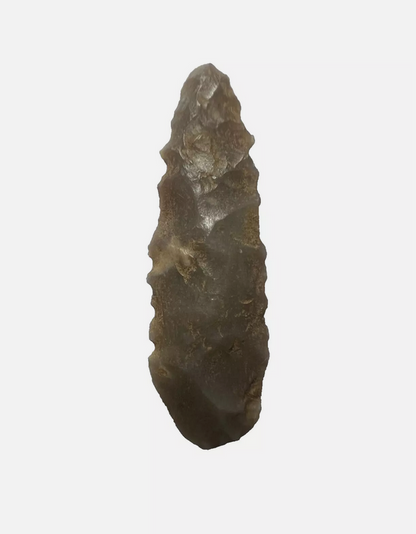 Stone Age Ancient Neolithic Stone Arrowhead in Display Case!