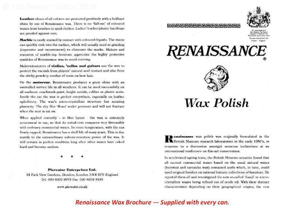 Renaissance Wax Polish, 65ml - Museum grade artefact restoration & preservation