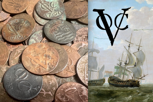 Dutch East India Company VOC Coin - Pirate Times , Slave trade - Netherlands East Indies/Dutch East Indies - Good Quality