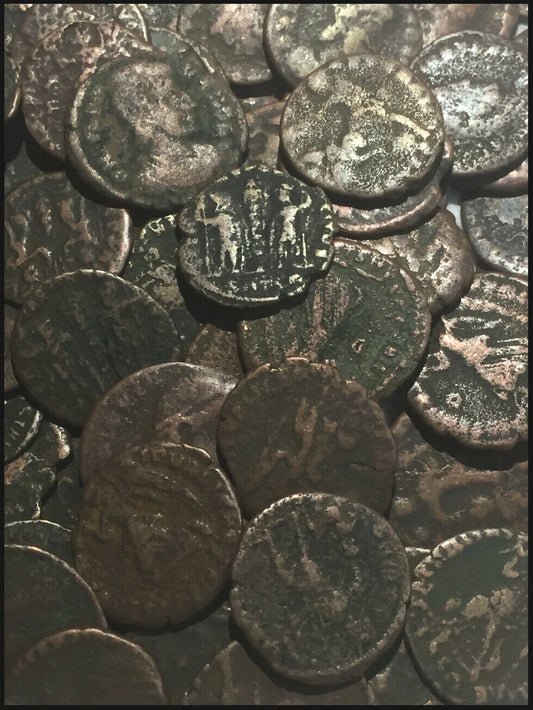 Genuine Ancient Roman Coins (cleaned) "Gladiators' Pocket Change"